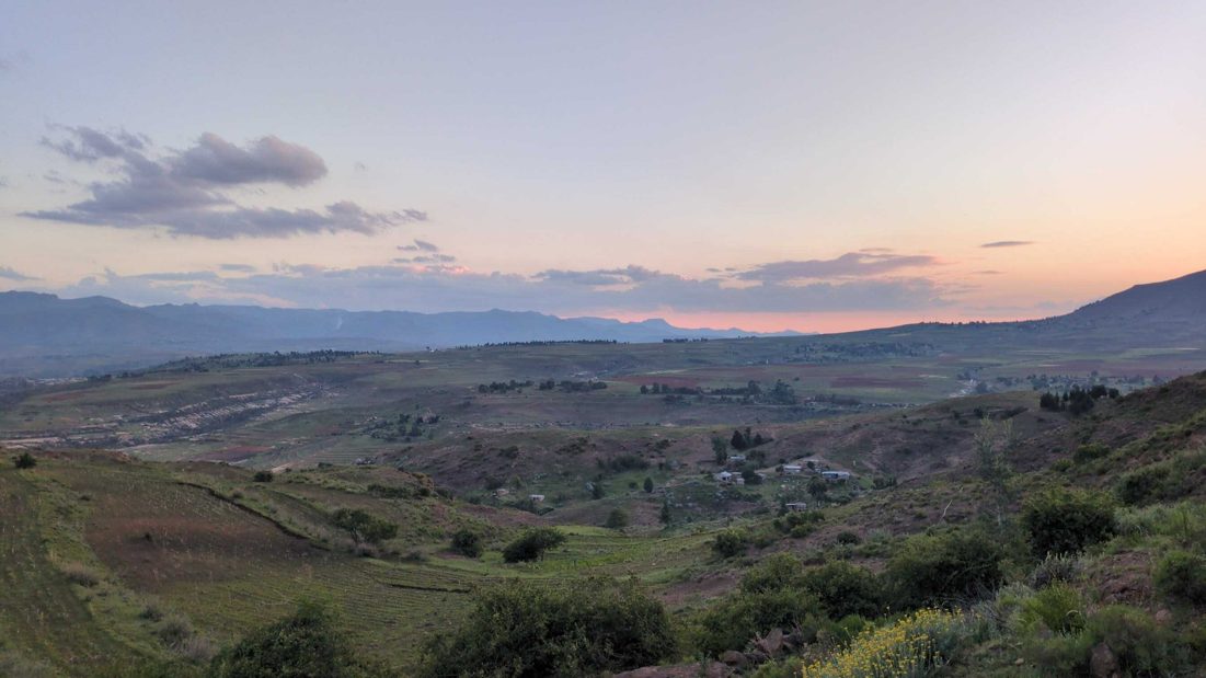 Berge, Flüsse und Täler Malealea Valley